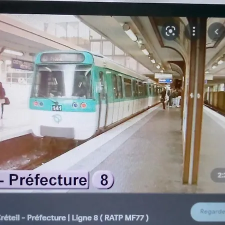 Vue Exceptionnelle Sur Le * Creteil