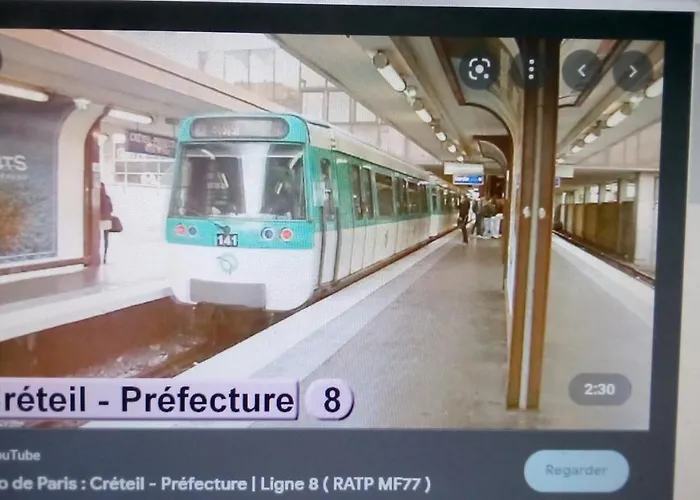 Vue Exceptionnelle Sur Le * Créteil